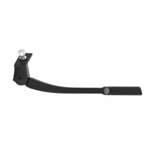 Caballete lateral Ursus Easy 26-28" negro,ajustable,aluminio,montaje directo