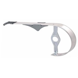 Guarda cadena Hebie regulable aluminio 38 dientes plata brillo
