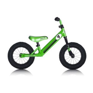 Bici aprendizaje Rebel Kidz Air Racing 12.5" acero verde