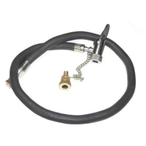 Manguera hinchador taller Mijnenpieper M8 standard con boquillas Dunlop/Presta 0.75x600 mm