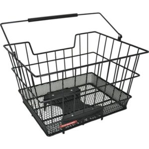 Cesta-RT Pletscher Flash negro, con adaptador de 3 puntos