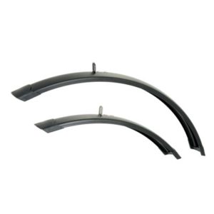 Guardabarros alu Pletscher Fender Sport R65 24-26", negro, ancho 65mm