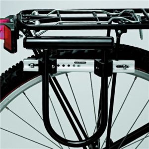 Soporte para candado con estribo para Pletscher, negro