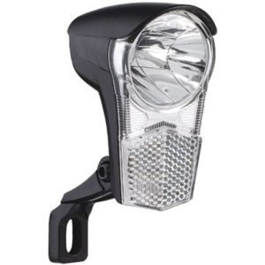 Luz delantera Buchel Uni LED dinamo con soporte+interruptor 15 lux
