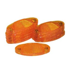 Kit de catadioptricos laterales Buchel para radios con clip naranja(10 unidades)