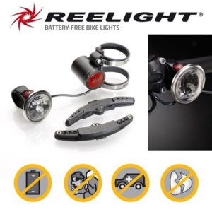 Luz delantera Reelight SL520 Power Back Up, negro,con luz de posición