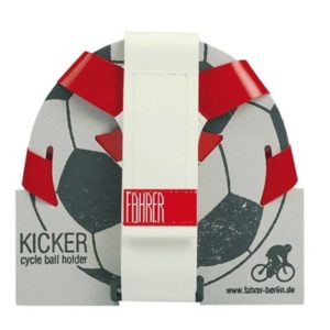 Porta balon Fahrer Kicker rojo/blanco