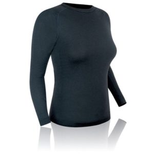 Camiseta interior Pro-feet manga larga Merino F mujer negro