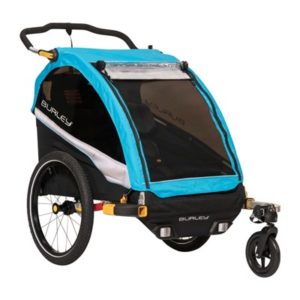 Remolque niño Burley D'lite X Biplaza turquesa