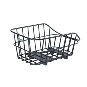 Cesta trasera Basil Cento WSL 22 litros aluminio negro