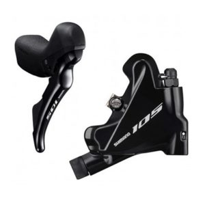 Maneta freno/cambio derecha Shimano 105 ST-R7020 Flat mount 1700 mm pinza trasera SM-BH90 negro