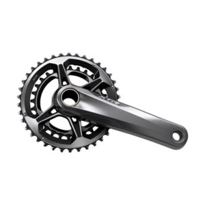 Juego bielas/platos Shimano XTR FC-M9100 Hollowtech II dir. mount 170 mm 38x28D 2x12V neg/gris s.caz