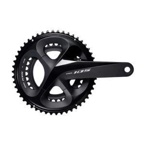 Juego bielas/platos Shimano 105 FC-R7000 Hollowtech II 110 BCD 172.5 mm 50x34D 2x11V plata sin caz.