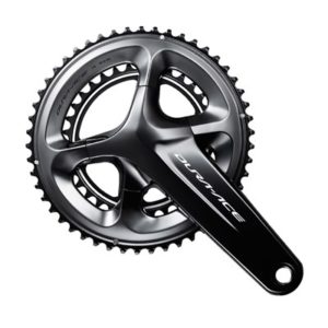Juego bielas/platos Shimano Dura-Ace FC-R9100 Hollowtech II 110 BCD 170 mm 53x39D 11V sin cazoletas