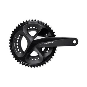 Juego bielas/platos Shimano 105 FC-R7000 Hollowtech II 110 BCD 175 mm 53x39D 2x11V negro sin caz.