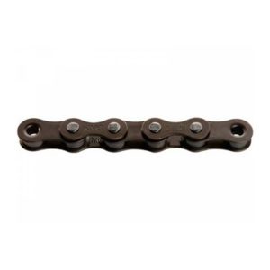 Cadena KMC Z1 1/2x1/8 ancha 112 eslabones 1V marron