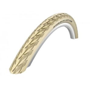 Cubierta Schwalbe Delta Cruiser Plus 26x1 3/8 HS431 P-Guard SBC Twinskin marron reflectante 37-590