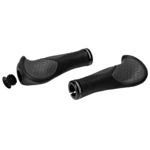 Puños MTB-ATB Ergotec Frisco 2 silicona, 140/140mm por par negro/T.