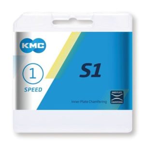 Cadena KMC S1 1/2x1/8 ancha 112 eslabones 8.6 mm 1V.marron