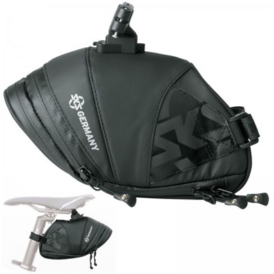 Bolsa sillin SKS Explorer click 1800 (180+40x80x130+10 mm) 1.8 litros negro