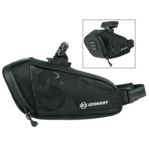 Bolsa a la tija de sillin SKS Racer Click 800 150 g 0.8 litros negro (19x75x10 cm)