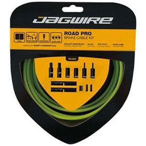 Kit Jagwire freno carretera Pro (SRAM/Shimano) reforzado kevlar verde organico
