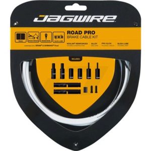 Kit Jagwire freno y cambio carretera Pro (SRAM/Shimano) reforzado kevlar blanco