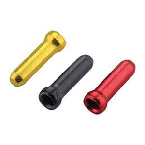 Caja terminal cable Jagwire rojo/dorado/negro (90 unidades)