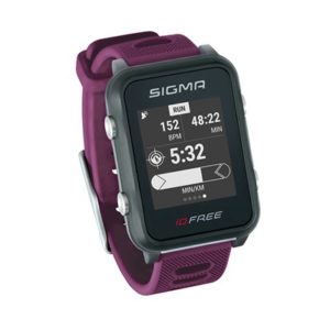 Reloj + GPS Sigma ID.FREE ciruela