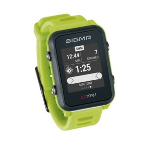 Reloj + GPS Sigma Id.Tri verde fluo