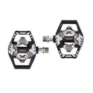 Pedales Shimano MTB PD-M8120 fijacion 2 caras sin reflectante plata/negro