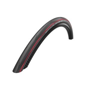 Cubierta Schwalbe One 700x25 Raceguard HS464a Performance Line plegable negro/rojo 25-622