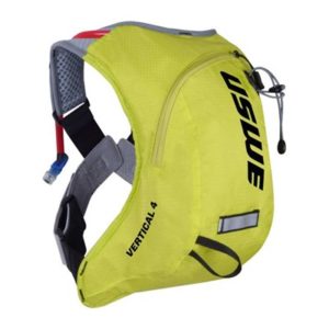 Mochila de hidratacion USWE vertical 4 Plus amarillo