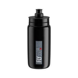 Bidon Elite Fly negro logo gris 550 ml