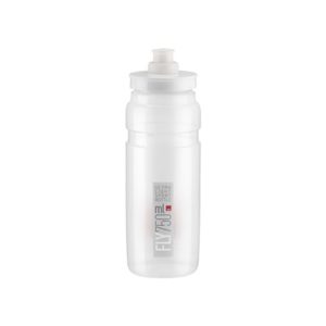 Bidon Elite Fly transparente logo gris 750 ml