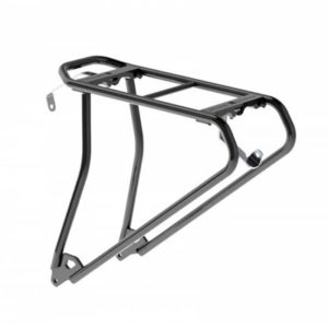 Portabulto delantero Tubus sistema Racktime Topit Evo aluminio negro 26-28