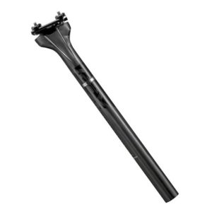 Tija de sillin FSA KFX SB0 400 mm - 31.6 Di2 carbono negro/gris