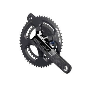 Juego de bielas y plato FSA SL-K Light ABS Evo 175 mm 50x34 negro mate