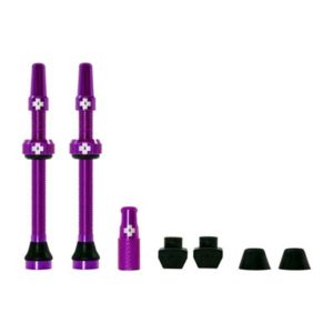 Juego Muc-off valvulas tubeless 60 mm morado