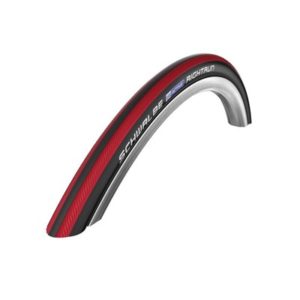 Cubierta Schwalbe Rightrun 24x1.00 HS387 K-Guard Liteskin rigida negro/lineas rojas 25-540