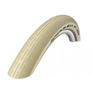 Cubierta Schwalbe Fat Frank HS375 28x2.00"rigida crema con reflectante 50-622
