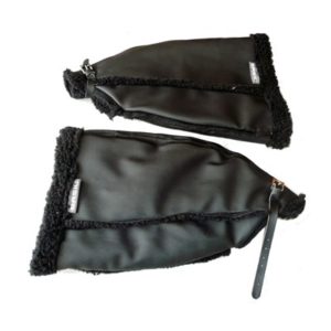 Guantes Basil para manillar calentadores negro