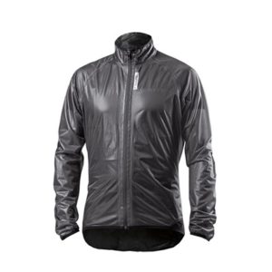 Chaqueta impermeable Biotex termosellado bandas reflectantes negro