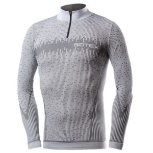 Camiseta interior Biotex manga larga cremallera gris