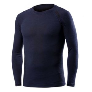 Camiseta interior Biotex manga larga Merino azul