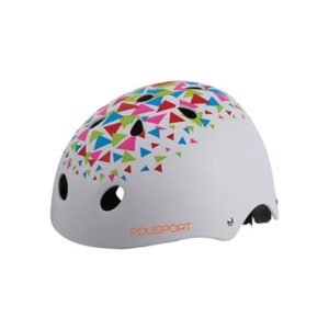 Casco Polisport Junior Urban Radical triang.blanco