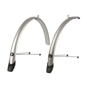 Juego de guardabarros Polisport Towny 26 51 mm plata