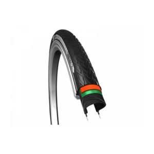 Cubierta CST Platinum protector City 28x1.40 rigida negro con reflectante 37-622