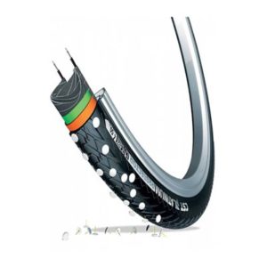 Cubierta CST Platinum protector City 26x1.75 rigida negro con reflectante 47-559