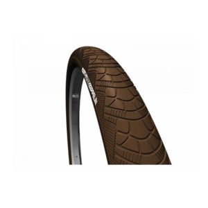 Cubierta CST Zeppelin Urban 28x1.75 rigida marron con reflectante 47-622